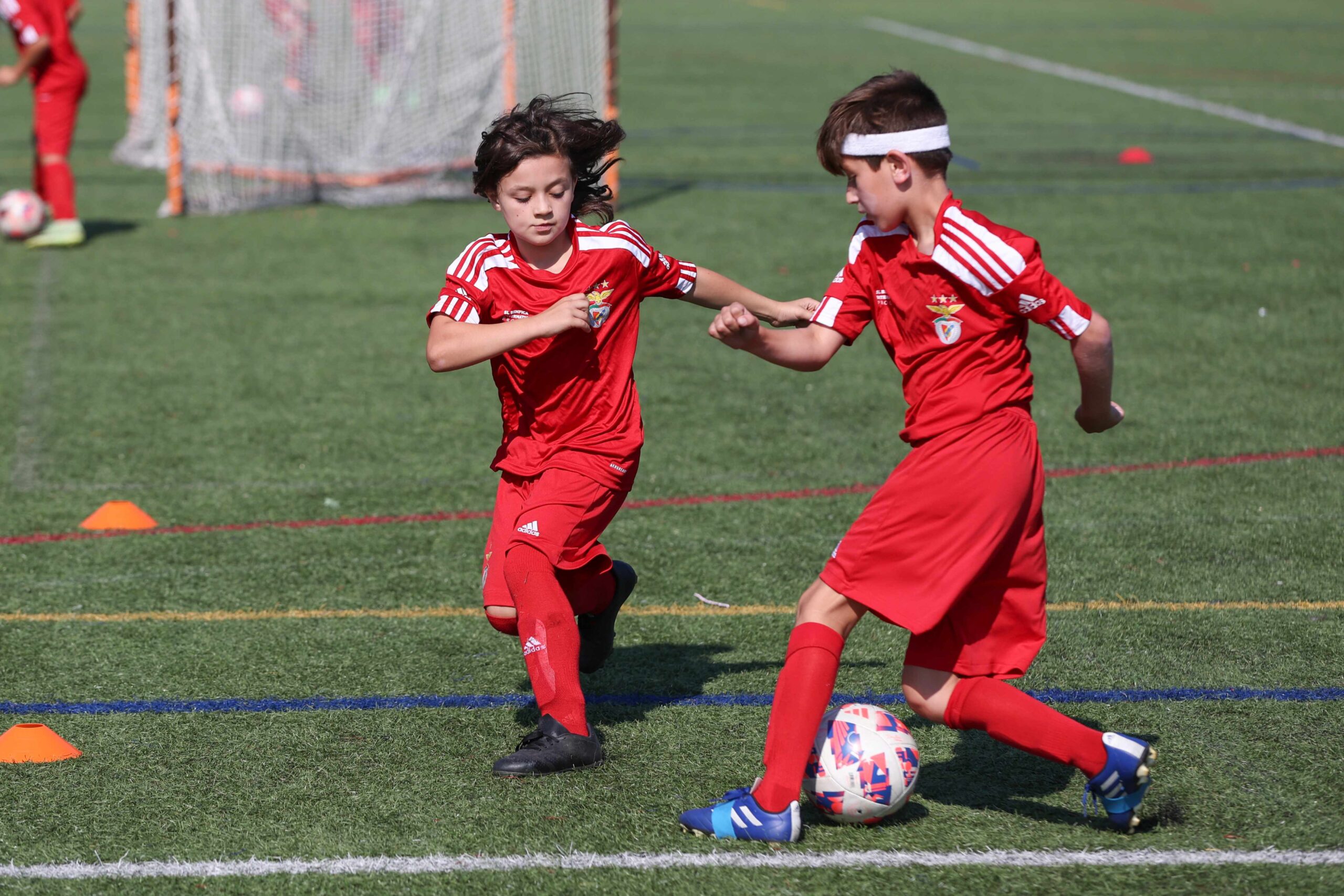 Benfica training clinic